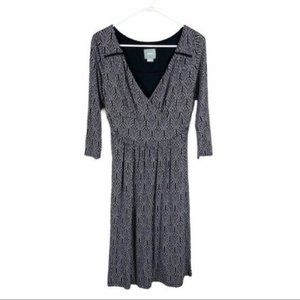 Anthropologie Maeve Galena Faux Wrap Dress women's size medium